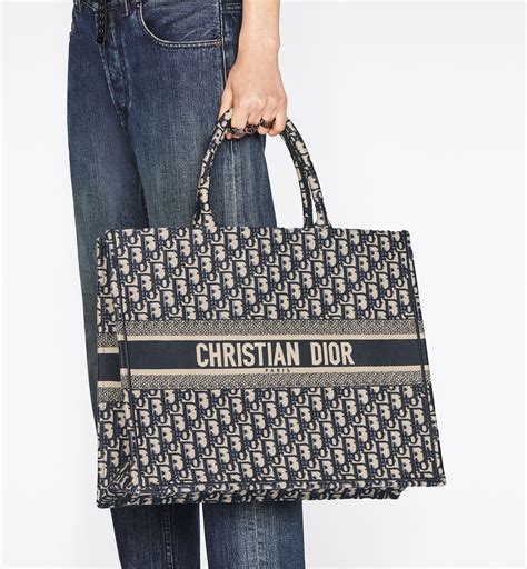 christian dior book tote large.